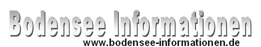 Bodensee Informationen -  Verzeichnis A-Z